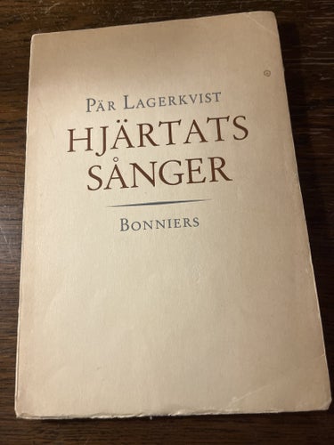 Hjärtats sånger av Pär Lagerkvist, 1951