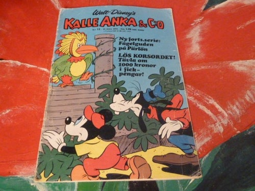 TIDNING, KALLE ANKA & CO, NR 12 - 1973