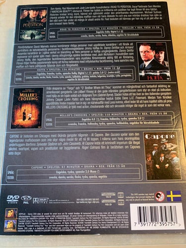 Mafia collection, Dvd