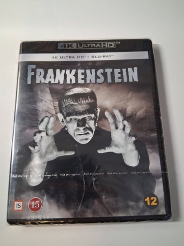 Frankenstein. 4K Ultra HD. Inplastad Blu-ray