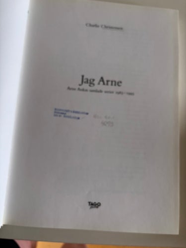 Jag Arne av Charlie Christensen, 1997