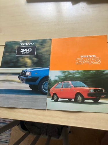 Volvo 340 2st broschyrer