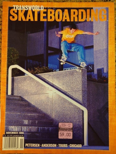 Transworld Skateboarding Magazine - November 1998 - Vol.16, No.11 - Vintage