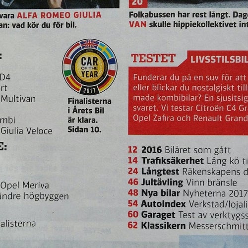 Vi Bilägare nr 18 2016: Fiat Tipo 1,4T Kombi, Ford Ecosport 1,0T, Nissan GT-R