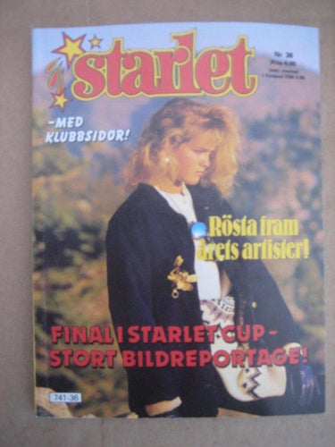 Starlet Nr:36-1983(Idolbild på Bow Wow Wow, Hayzee Fantayzee, Staltet Cup)