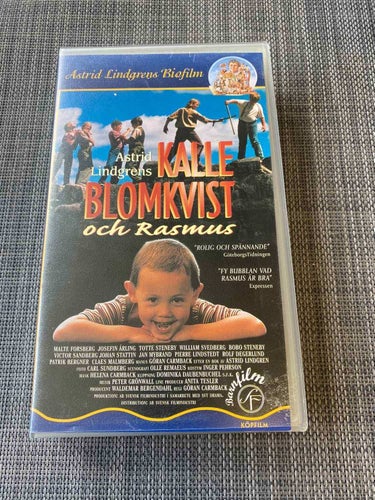Astrid Lindgren - Kalle Blomqvist och Rasmus - VHS