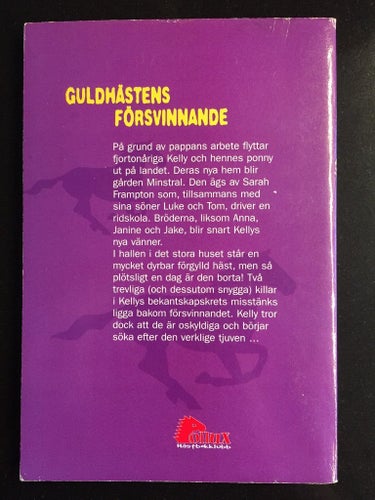 Jenny Hughes - Guldhästens försvinnande - Pollux Hästbokklubb