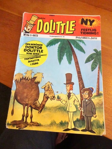 Doktor Dolittle Nr 1 1973 Första numret