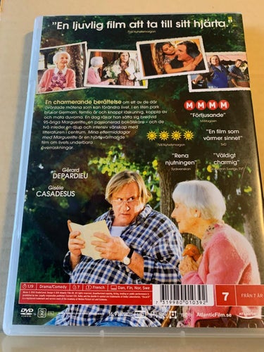 Mina eftermiddagar med Margueritte, Dvd