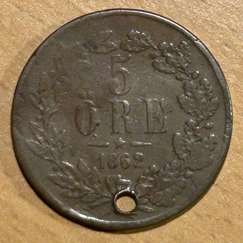 5 Öre - 1862