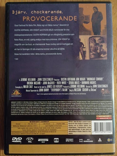 Midnight Cowboy DVD 1969/2003