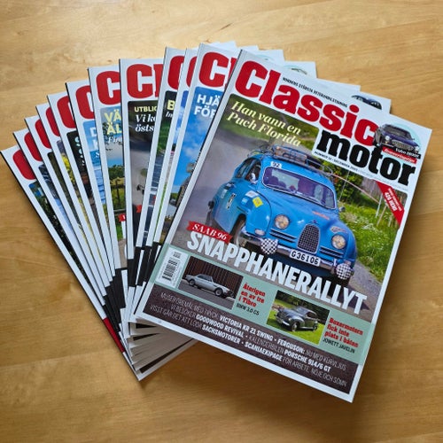 Classic Motor ~ hela årgång 2023 ~ veteranbilar klassiska bilar