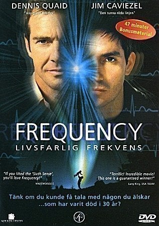 Frequency – Livsfarlig frekvens (DVD) med Dennis Quaid och Jim Caviezel.