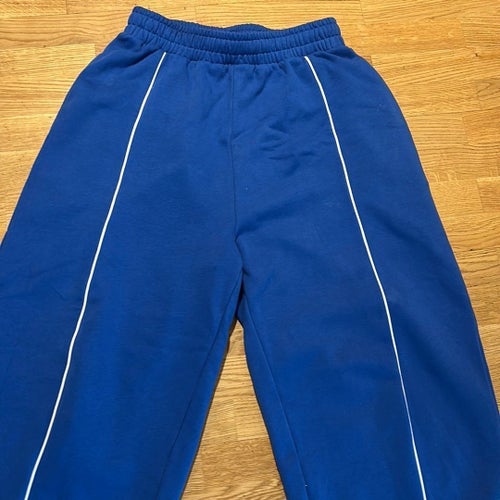 Oversize mjukisbyxor blåa storlek XSmall