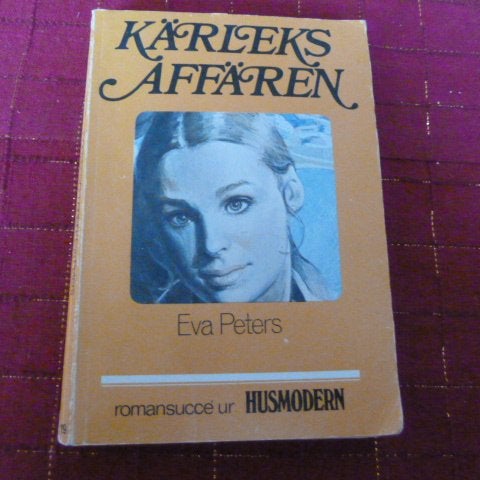 EVA PETERS, KÄRLEKS AFFÄREN, BOK