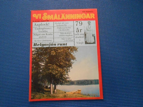 Vi Smålänningar 44 1980 Helgasjön Växjö Jönköping Verlebro Kosta Glasbruk