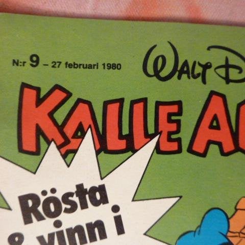 KALLE ANKA & CO, NR 9, 1980, TIDNING