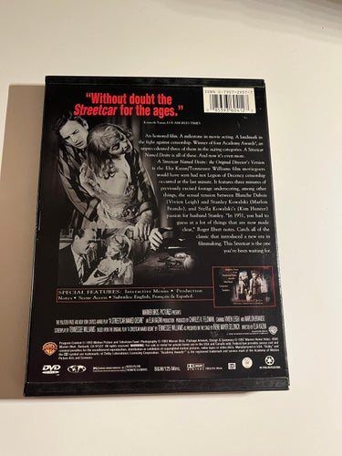 DVD-film: A Streetcar Named Desire (Vivien Leigh, Marlon Brando)