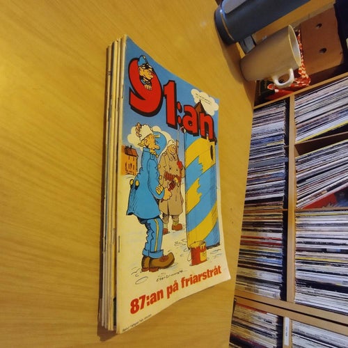 Samling 91:an 1973 flera nummer 7 styck