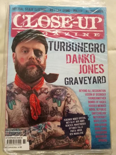 Close Up Magazine 2012 nr 144 Turbonegro Graveyard Wintersun Switchblade Danko J