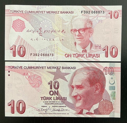 Turkey Turkiet 10 lirasi sedel 2009 ovikt/UNC P-223f