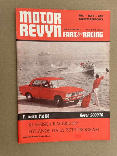 Motorrevyn Fart & Racing 1967 Nr. 6