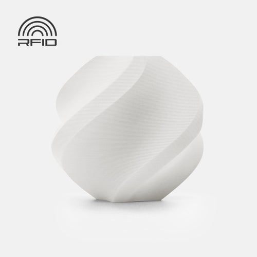 BAMBU LAB - PLA Matte - Color : Matte Ivory White (11100) - Med Spool