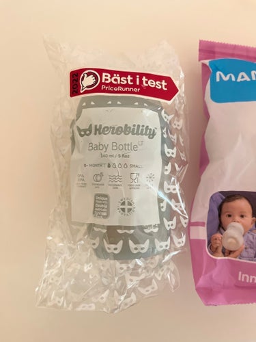 Dubbel Anti-kolik Nappflaska LT 140 ml Grå