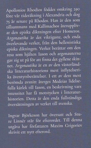 Argonautika / Apollonios Rhodios