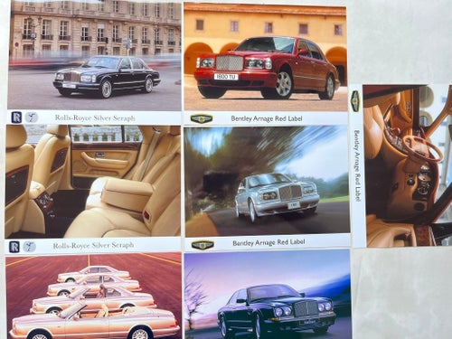Bentley och Rolls Royce pressbilder