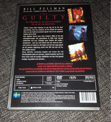 The Guilty (1999) Bill Pullman / Law Justice Crime Neo Noir Revenge Blackmail