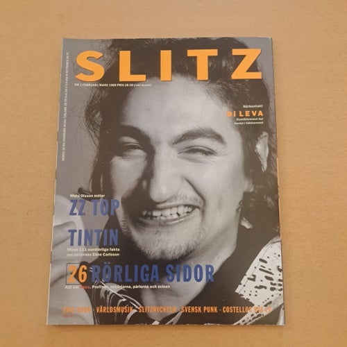 Slitz tidning från 1989