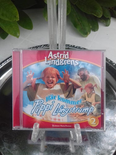 Här kommer Pippi LÅngstrump CD 2 ljudbok Perfekta barnvakten MAria Persson