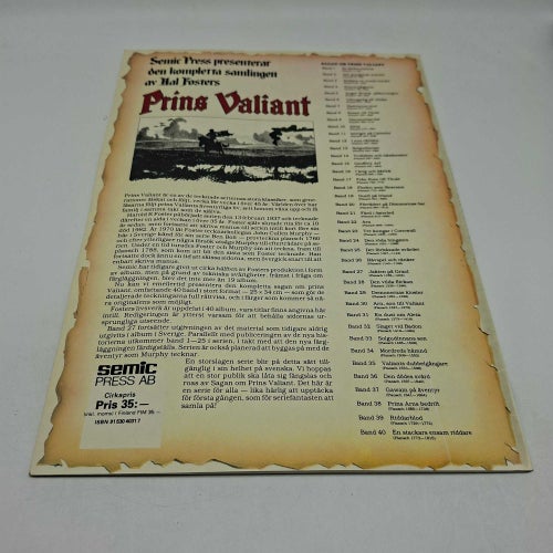 Prins Valiant - Band 29 - Demonernas kloster - Stora utgåvan