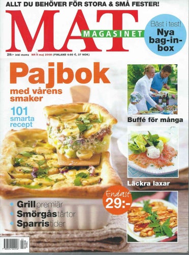 MAT MAGASINET NR 5 2008 - PAJBOK - 101 SAMRTA RECEPT