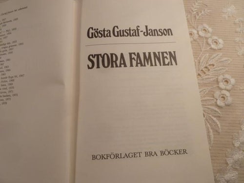 STORA FAMNEN, G. G - JANSON, 1980,  BÖCKER
