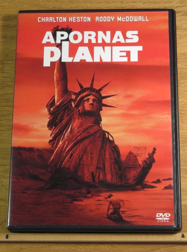 Apornas planet Charlton Heston Planet of apes Nyskick!