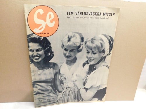 SE Veckotidning 31 Juli - 7 Aug 1958