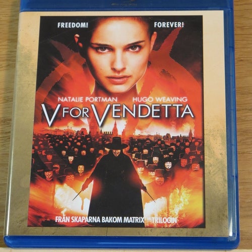 V för vendetta Natalie Portman for Bluray Nyskick!