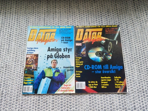 *SIMON THE SORCERER* Två nummer av Datormagazin med bilagan High Score Express