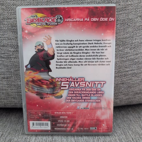 Beyblade Metal Fusion - Krigarna på den öde ön (DVD)