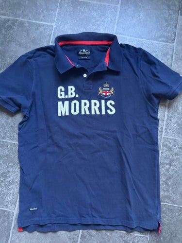 Morris mörkblå pikétröja, storlek XXLARGE