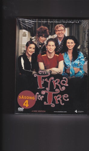 DVD / En Fyra För Tre / Säsong 4 / Göran Gillinger, Lina Perned / Inplastad!
