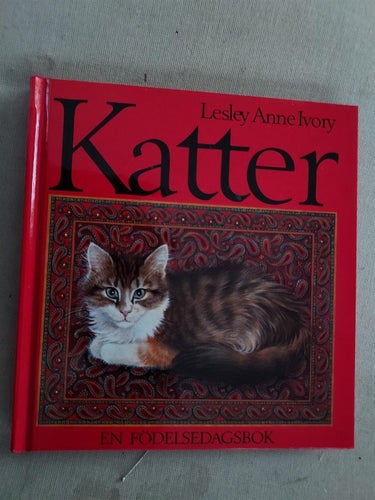 KATTER En Födelsedagsbok 16,5x18 cm !