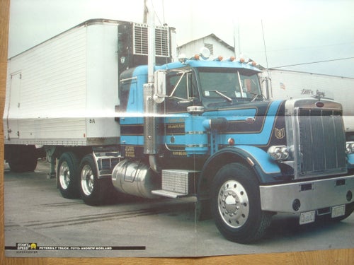 Poster 57x41 cm Peterbilt truck Lastbil