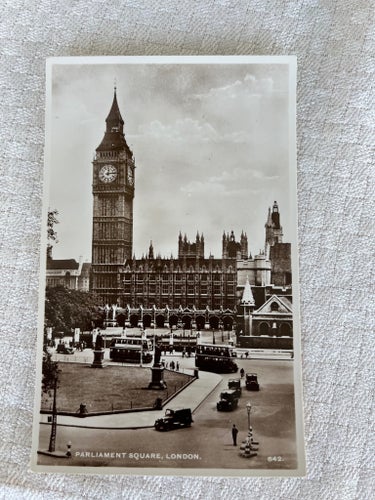 Vykort, Parliament Square, London