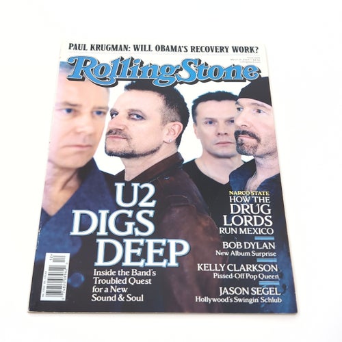 4 Rolling Stone 2009 (inkl. 2 dubbelnummer): Brad Pitt, U2, Jonas Brothers m.fl.