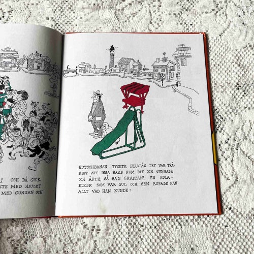 Det finaste tivolit i världen - Olle Oson Liberg - Barnbok retro