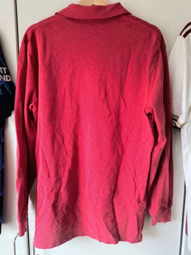 Polo Ralph Lauren röd pikétröja, storlek M