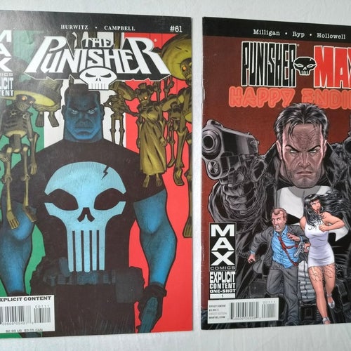 Punisher comic lot, incl Punisher War Zone 1 (Romita Jr, Rememnder, Fraction)